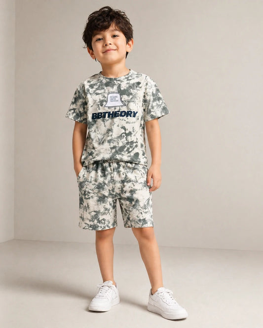 Kids Tie-Dye T-Shirt & Shorts Set