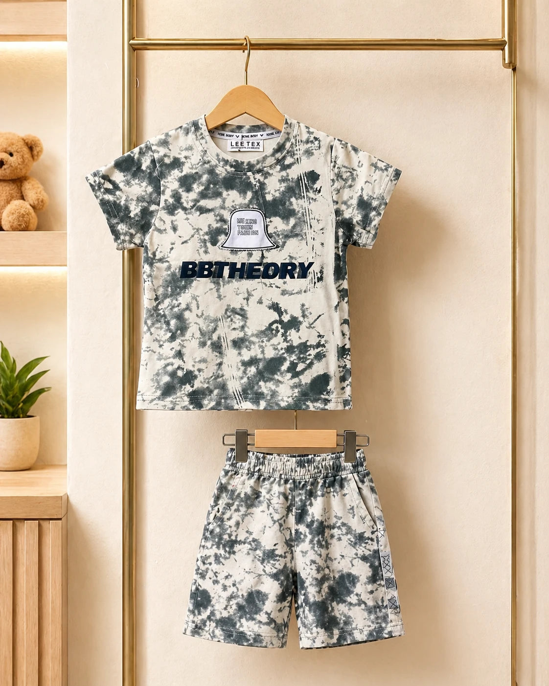 Kids Tie-Dye T-Shirt & Shorts Set