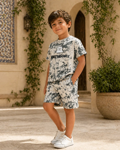 Kids Tie-Dye T-Shirt & Shorts Set